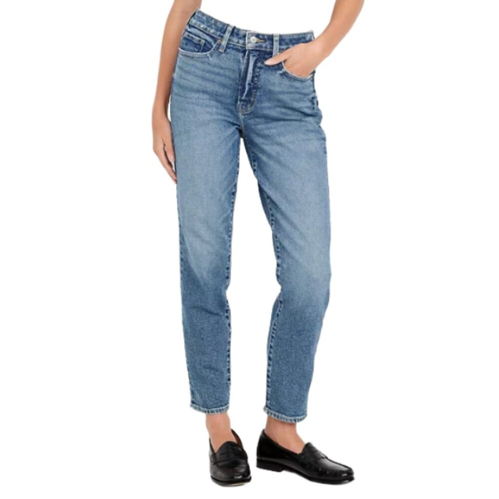 Old Navy High-Waisted OG Straight Ankle Jeans, Size 14